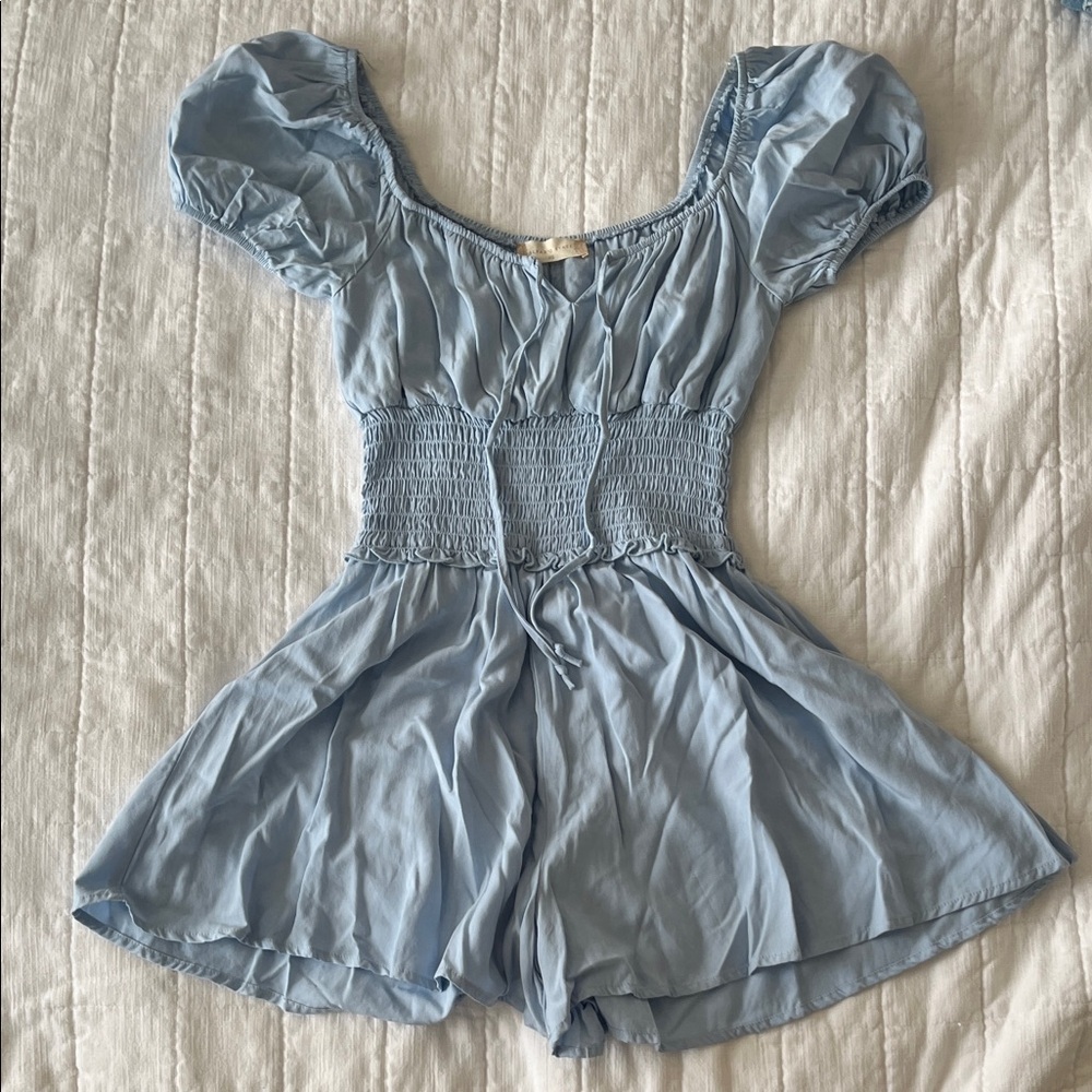 Altar'd State Light Blue Romper